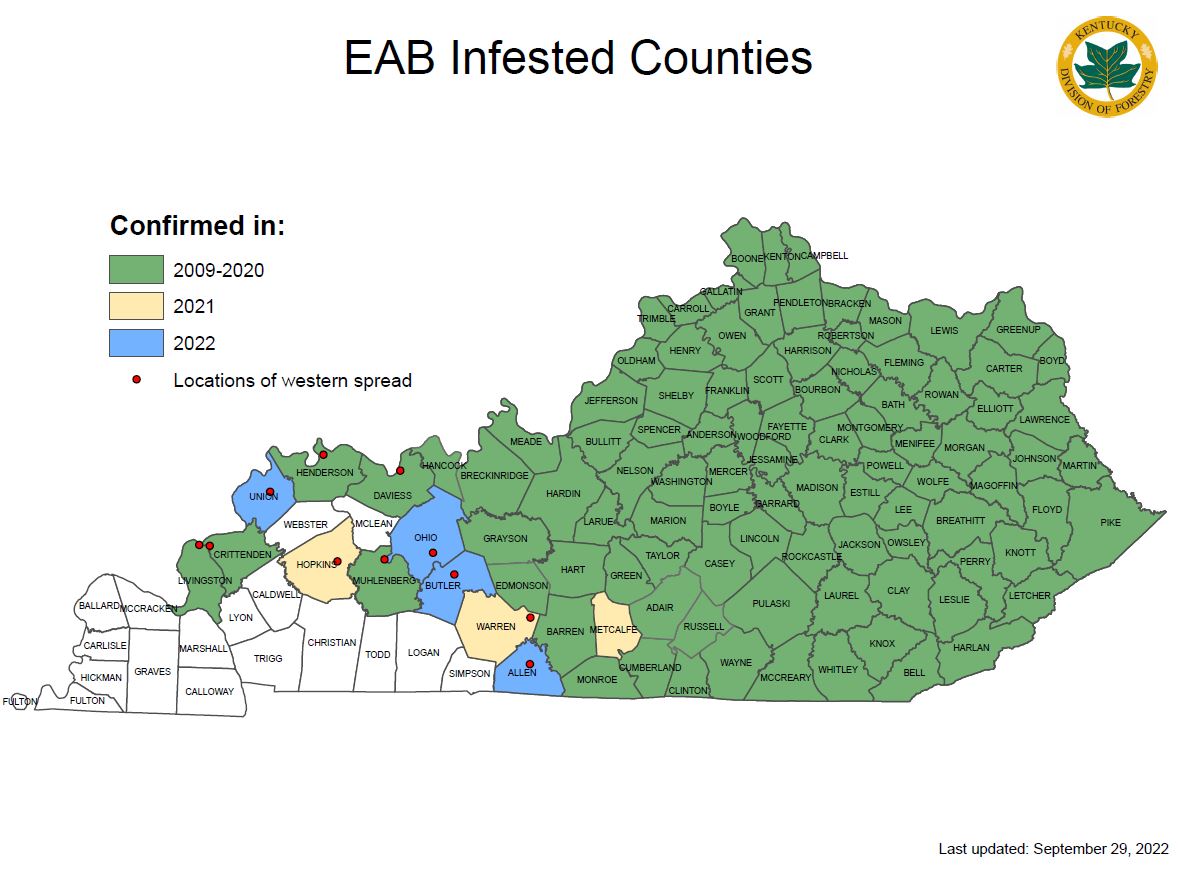 Emerald Ash Borer Map