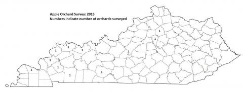 2015 Apple Orchard Survey Map